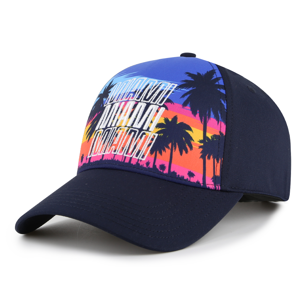 structured baseball cap w/ one panel on front